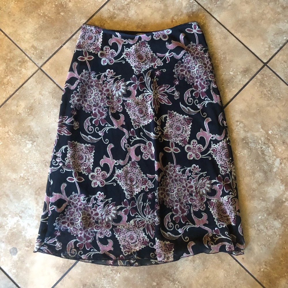 Jody California printed midi skirt